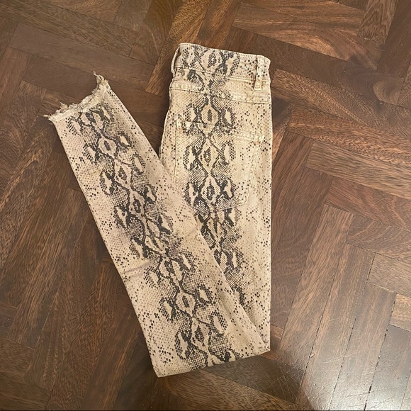 Zara Snake Print Pants - Picture 3 of 3